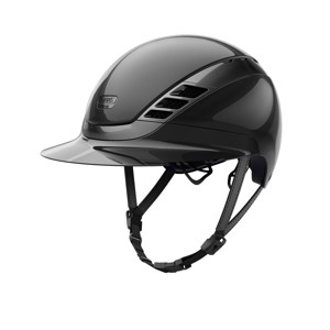 ABUS Pikeur AirLuxe Chrome ridehjelm bred skygge